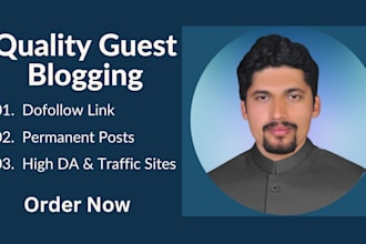 publish general guest post and quality guest blogging with dofollow link