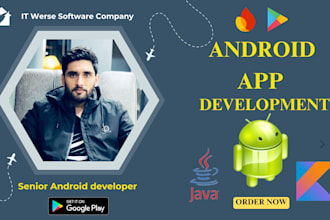 develop android app using java or kotlin