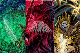 draw amazing detail dark art