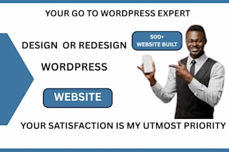 design, edit, redesign, revamp, or copy clone wordpress website elementor
