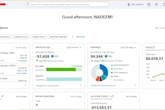 do bookkeeping in quickbooks online,xero,wave and clean up bank reconciliation