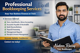 do quickbooks online bookkeeping cleanup bank reconciliation financial reports