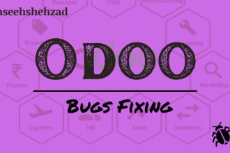 fix bugs and errors, create customize odoo modules