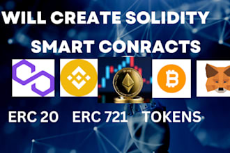 create custom erc20, polygon token with smart contract
