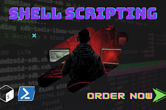 write any bash or powershell script to automate your task