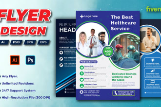 design high quality, eye catching, simple and fancy flyer