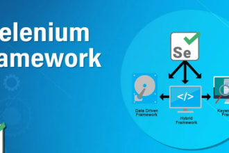 develop automation test framework web n mobile using selenium and java