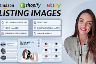 design product images and premium content  for amazon