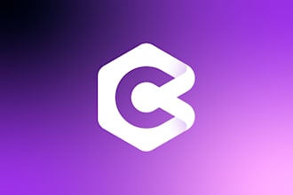 design an abstract lettermark or initial letter logo