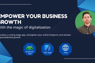 be your android app developer do mobile app and ios app development