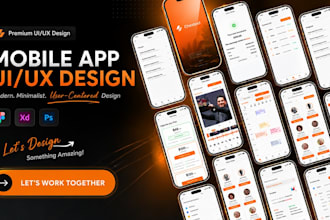 design mobile app wireframe app prototype saas based uiux in figma or xd