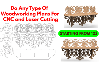 do any type of project for cnc machines and laser cutting