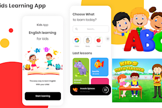 develop best kid learning app, kid learning game for mobile
