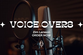 record your voiceover   deep male voice