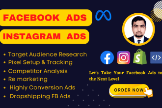 set up, manage and optimize your facebook and instagram ads