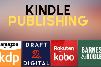 do kindle publishing,kdp book publishing and kdp book formatting