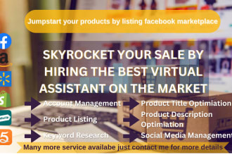 list your products on facebook and other marketplaces