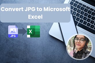 convert jpg to excel document