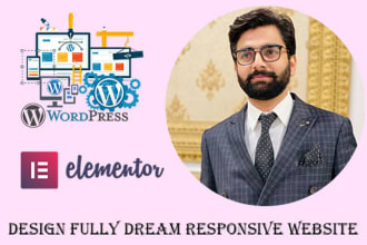 style full responsive website using elementor