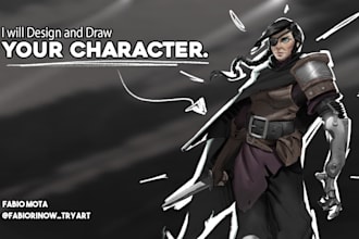 draw your oc, fantasy, dnd character no ai