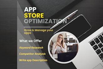 be your aso expert, do IOS and android aso services or description localization