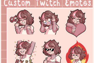 draw custom twitch emotes or sub badges