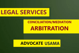 be your lawyer for arbitration and mediation