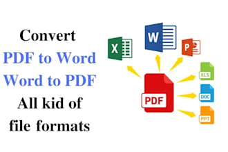 convert pdf to word, excel, and powerpoint in just 2 hours