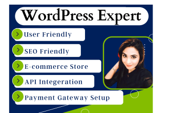 be wordpress developer, wordpress designer, woocommerce expert, SEO