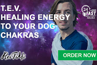 send tev healing to your dog chakras, more targeted than reiki
