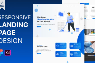 design a creative and responsive landing page