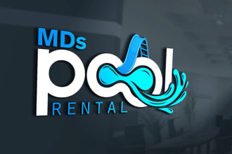design high quality pool spa logo with express delivery