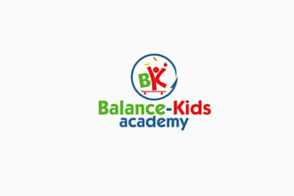 design perfect catchy balance kids logo