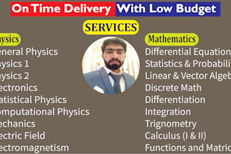 be your tutor for physics and math
