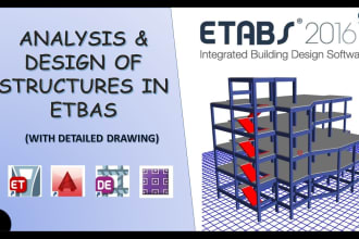do structural analysis, modeling and design in etabs