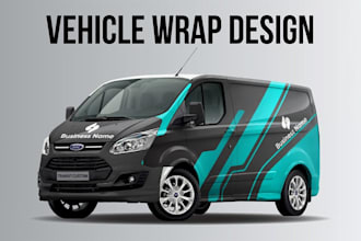 professional van wrap, vehicle wrap, car wrap design