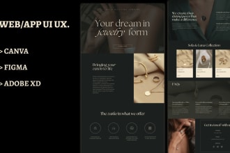 do figma landing page design, website design, website ui ux
