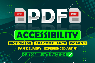 convert your PDF accessible section 508 compliant