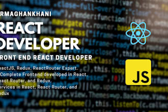 be your react js developer