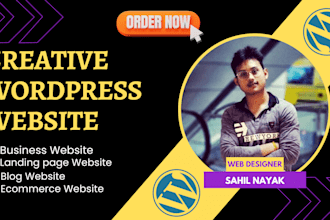 create a fully functional responsive wordpress website with SEO