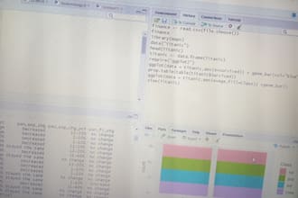 do statistical data analysis on  excel and r