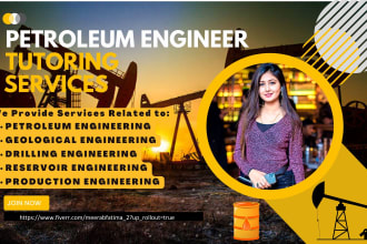 provide tutoring services related to petroleum engineering