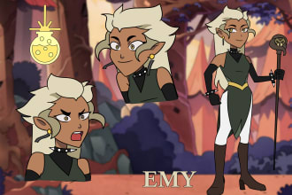 draw your oc in any art style
