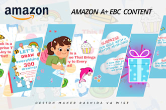design ebc a plus content for KDP in cheap price