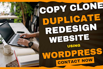 copy clone website or duplicate design redesign  revamp wordpress website