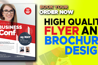 create and design professional church flyers, brochure and posters