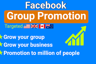 do your facebook group members grow in USA, UK and worldwide