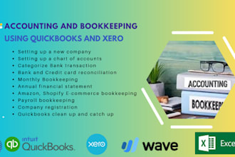 manage bookkeeping using quickbooks online and xero