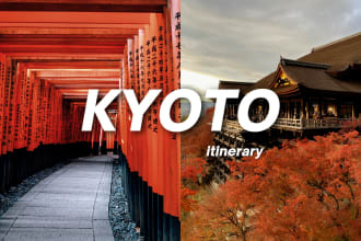 provide a personalized kyoto itinerary