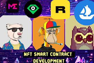 deploy an nft smart contract, with custom functions or dapp